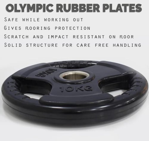اثقال باربيل مقاس اولومبي 10 كج عدد قرصين = 20 كج