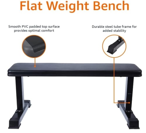 مقعد تمارين مسطح Flat bench gym