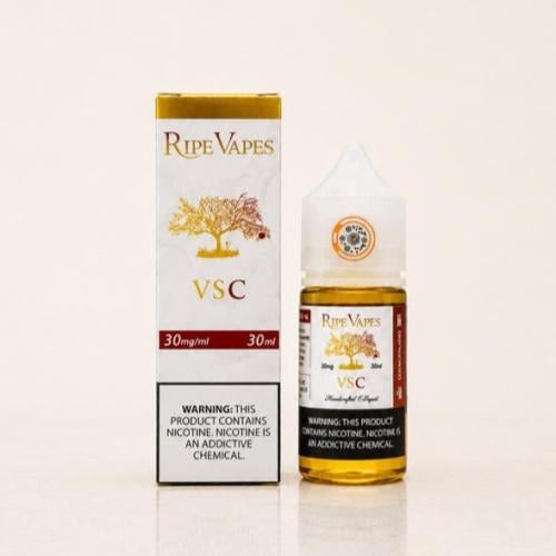 VSC Ripe Vapes Salt Sweet Caramel Vanilla Flavor