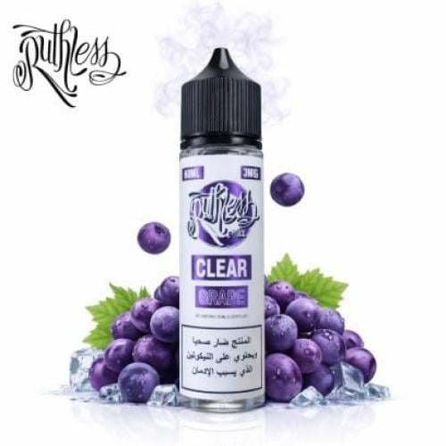 نكهة روثلس كلير عنب فيب 60MLRUTHLESS CLEAR grape 3...