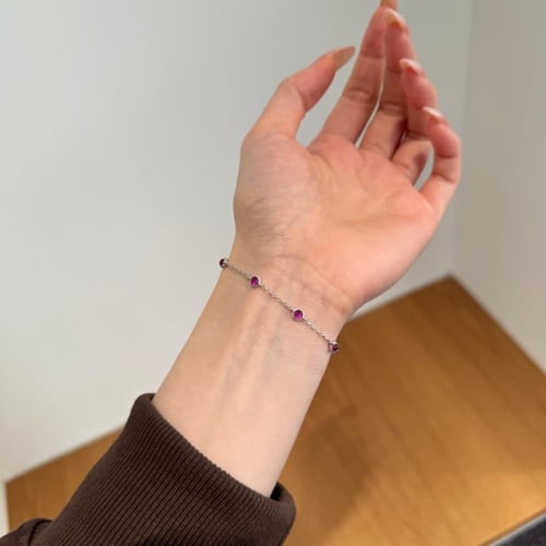 اسوارة Pink moon | فضة عيار 925