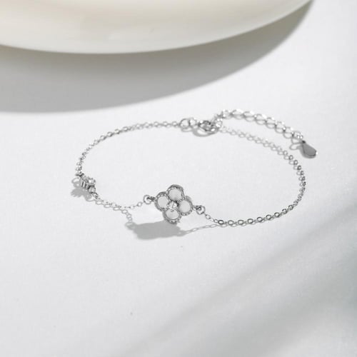 أسوارة White rose | فضة عيار 925