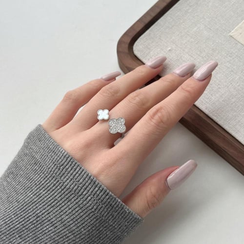 خاتم نسائي إيفلور Efleur | فضة عيار 925