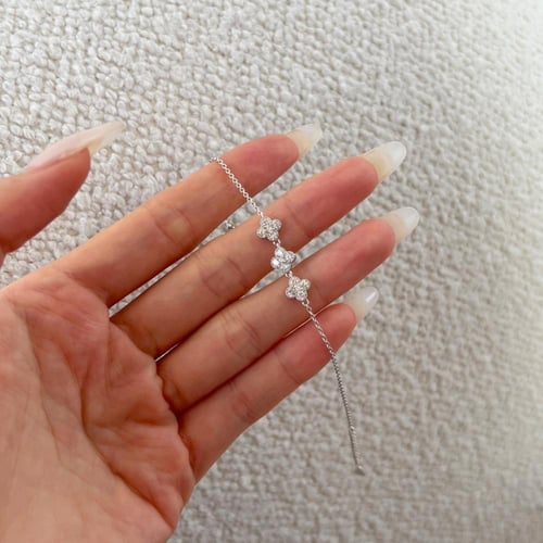 أسوارة ناعمة ورود | فضة عيار 925