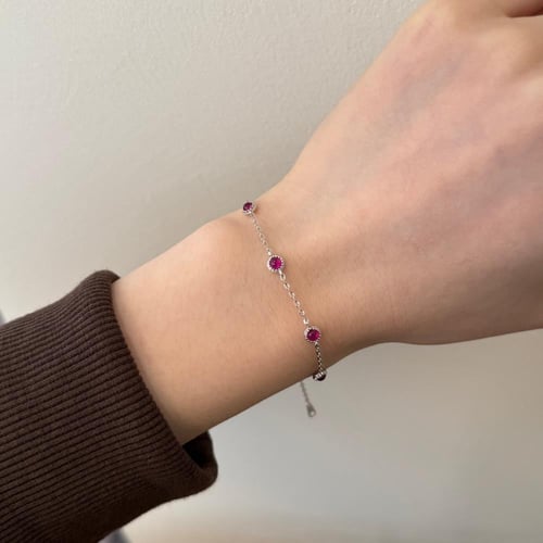 اسوارة Pink moon | فضة عيار 925