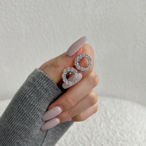 حلق ميس فضة عيار 925