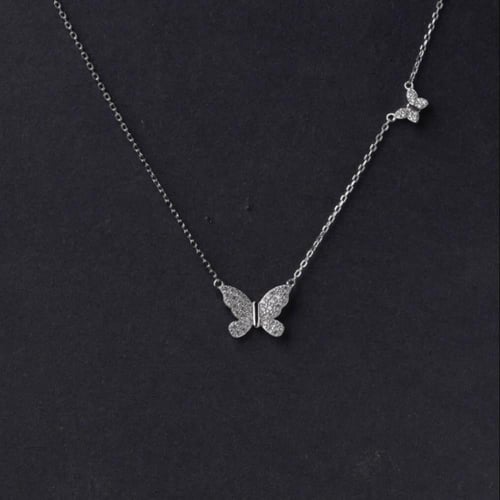 سلسال انيق فراشة | فضة عيار 925