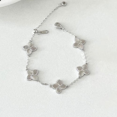 اسوارة فلور روز فضة 925