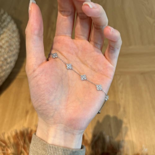 أسوارة ناعمة ورود 2 | فضة عيار 925