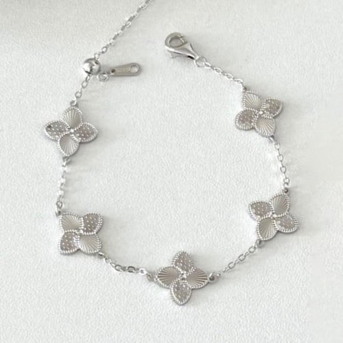 اسوارة فلور روز فضة 925