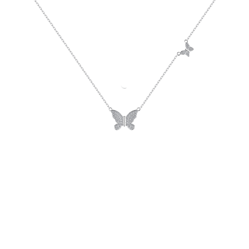 سلسال انيق فراشة | فضة عيار 925