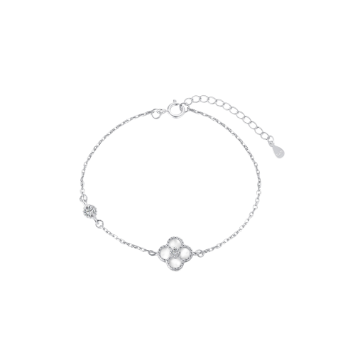 أسوارة White rose | فضة عيار 925