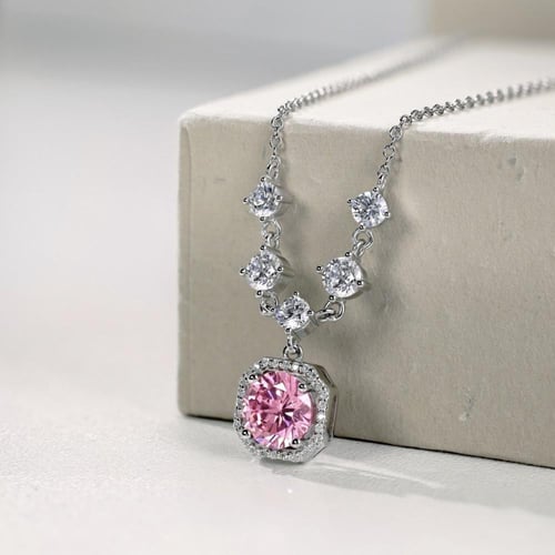 سلسال مميز ( وردي ) | فضة عيار 925