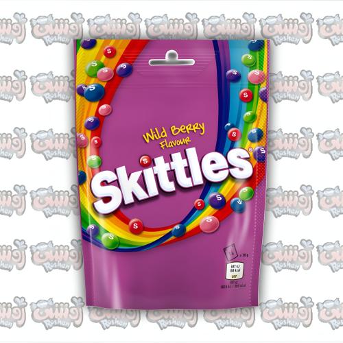 حلوى سكيتلز توت بري 136 جم Skittles Wild Berry Can...