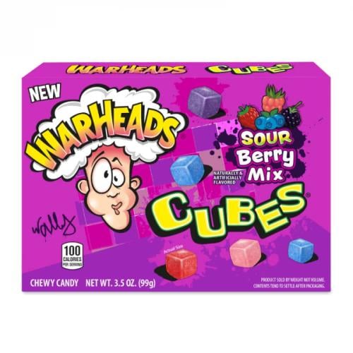 حلوى وارهيدز مكعبات التوت الحامض 99 جم Warheads So...