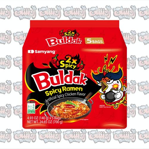 ساميانج بولداك رامن دجاج حار جدًا ×2 — 5 × 140 جم...