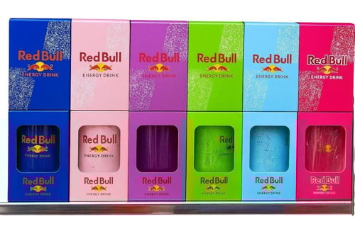 كوب ريد بول الوردي المضيء - إضاءة ساحرة لمحبي مشرو...