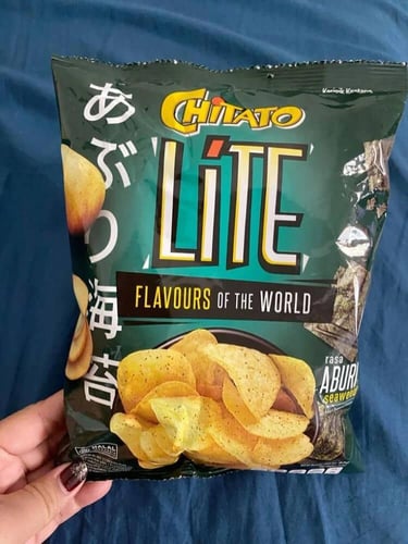 شيبس شيتاتو لايت بنكهة الأعشاب البحرية | Chitato L...