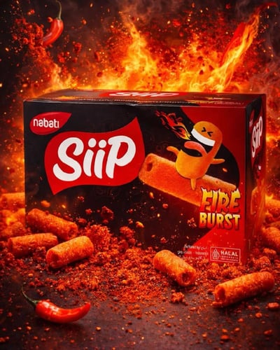 رقائق ذرة ناباتي سييب فاير برست حار جداً 20 قطعة N...