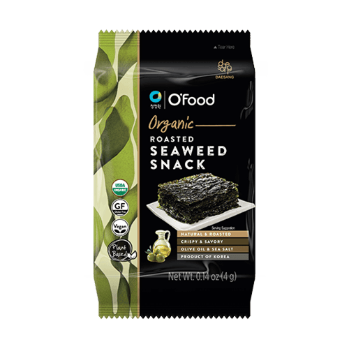 أوفود سناك أعشاب بحر محمصة عضوية بزيت الزيتون 24 ج...