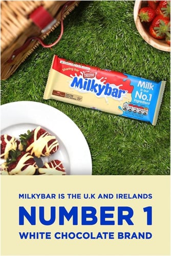 لوح شوكولاتة نستله ميلكي بار البيضاء 90 جم Nestlé...