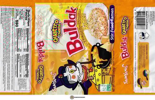 ساميانج بولداك رامن دجاج حار أربعة أجبان — 5 × 145...