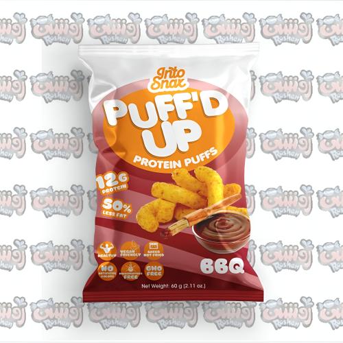 مقرمشات بروتين بافد أب بنكهة الشواء BBQ Puff’d Up...