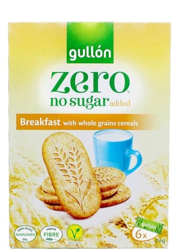 جولن زيرو بسكويت صحي بدون سكر 216 جم | Gullón Zero...