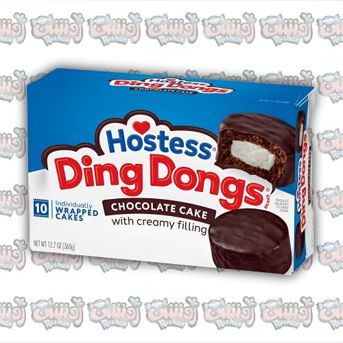 كيك شوكولاتة هوستيس دينج دونج 10 قطع Hostess Ding...