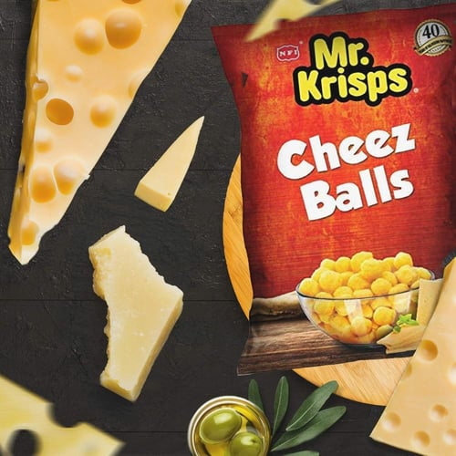 مستر كريسبس كرات الجبن 80 جم - كيس | Mr. Crisps Ch...