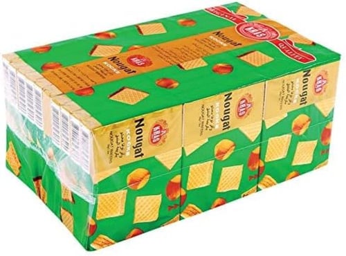 كراس ويفر نوجا — 30 قطعة × 30 جم | Kras Nougat Waf...