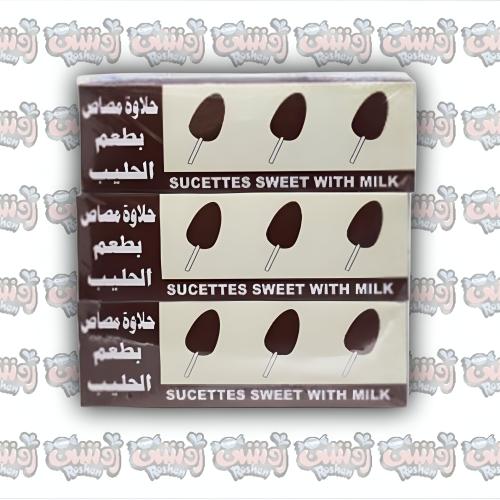 مصاص سوسيتس بطعم الحليب – حلوى على عصا Soucettes M...