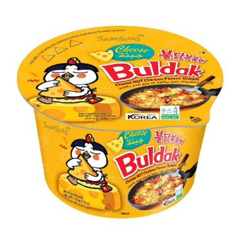 نودلز ساميانغ بولداك جبن حار 105 جم – كوب Samyang...