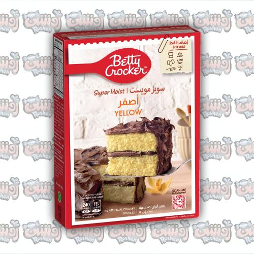 خليط كيك بيتي كروكر سوبر مويست أصفر 360 جم Betty C...