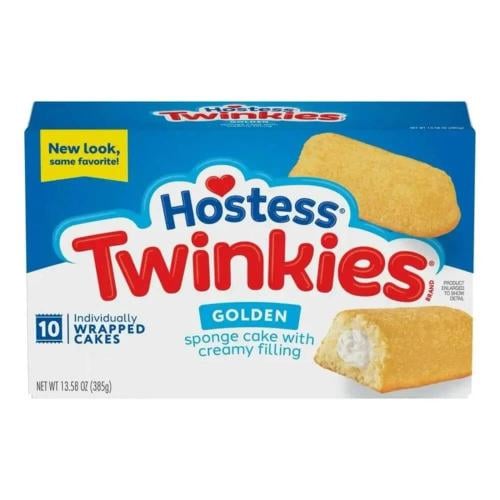 كيك هوستس توينكيز الذهبي محشو بالكريمة 10 قطع Host...
