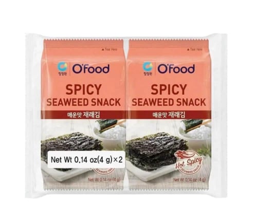 أوفود أعشاب بحرية متبلة وجبة خفيفة 4 جم × 2 | OFoo...
