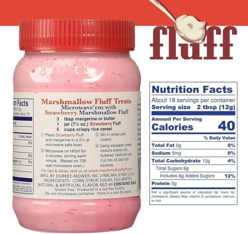 مارشميللو فلاف بالفراولة 213 جم | Marshmallow Fluf...