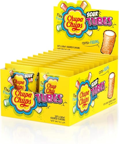 تشوبا تشوبس ميني تيوب – حلاوة جيلي حامضة 85 جم | C...