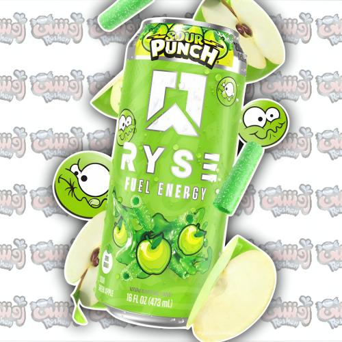 رايز فيول بنكهة التفاح الأخضر الحامض | RYSE Fuel S...
