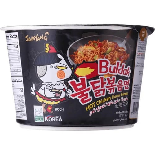 ساميانج بولداك رامن دجاج حار — كوب 105 جم Samyang...
