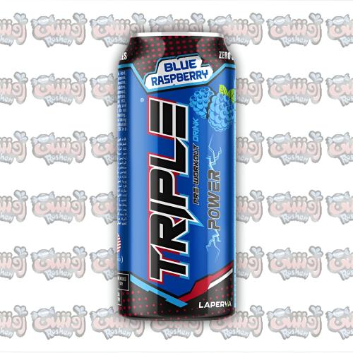 مشروب الطاقة تربل باور Triple Power بالتوت الأزرق...