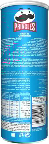 برنجلز بطاطس ملح وخل كبير 165 جم | Pringles Salt &...