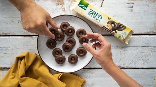 جولن زيرو بسكويت حلقات مغطاة بشوكولاتة الحليب بدون...