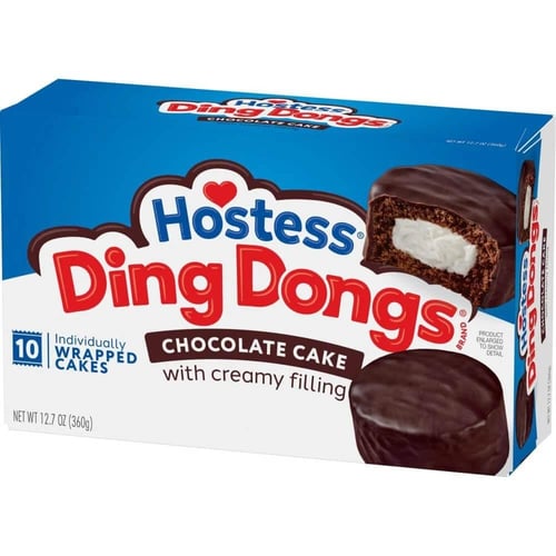 كيك شوكولاتة هوستيس دينج دونج 10 قطع Hostess Ding...