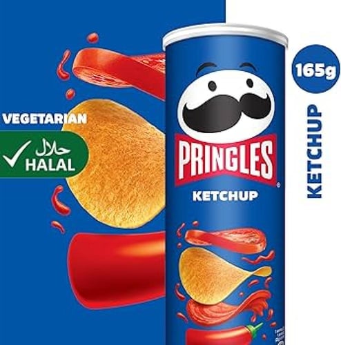 برنجلز بطاطس كاتشب كبير 165 جم | Pringles Ketchup...