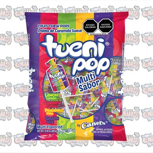 مصاصات Tueni Pop من Canels متعددة النكهات – 40 قطع...