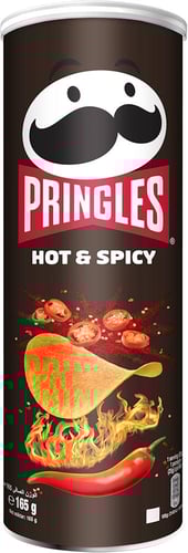 برنجلز بطاطس حار كبير 165 جم | Pringles Hot & Spic...