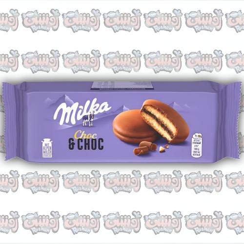 بسكويت ميلكا Choc & Choc بالشوكولاتة 150 جم Milka...