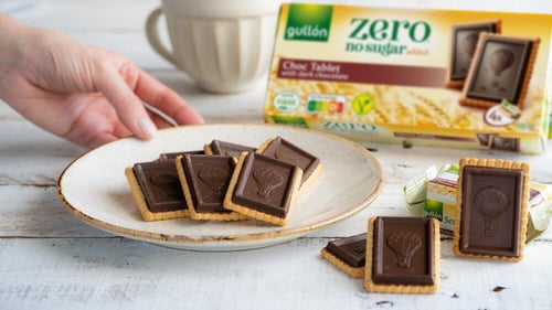 جولن زيرو بسكويت تابلت بالشوكولاتة الداكنة بدون سك...