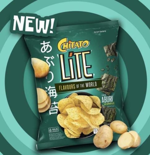 شيبس شيتاتو لايت بنكهة الأعشاب البحرية | Chitato L...